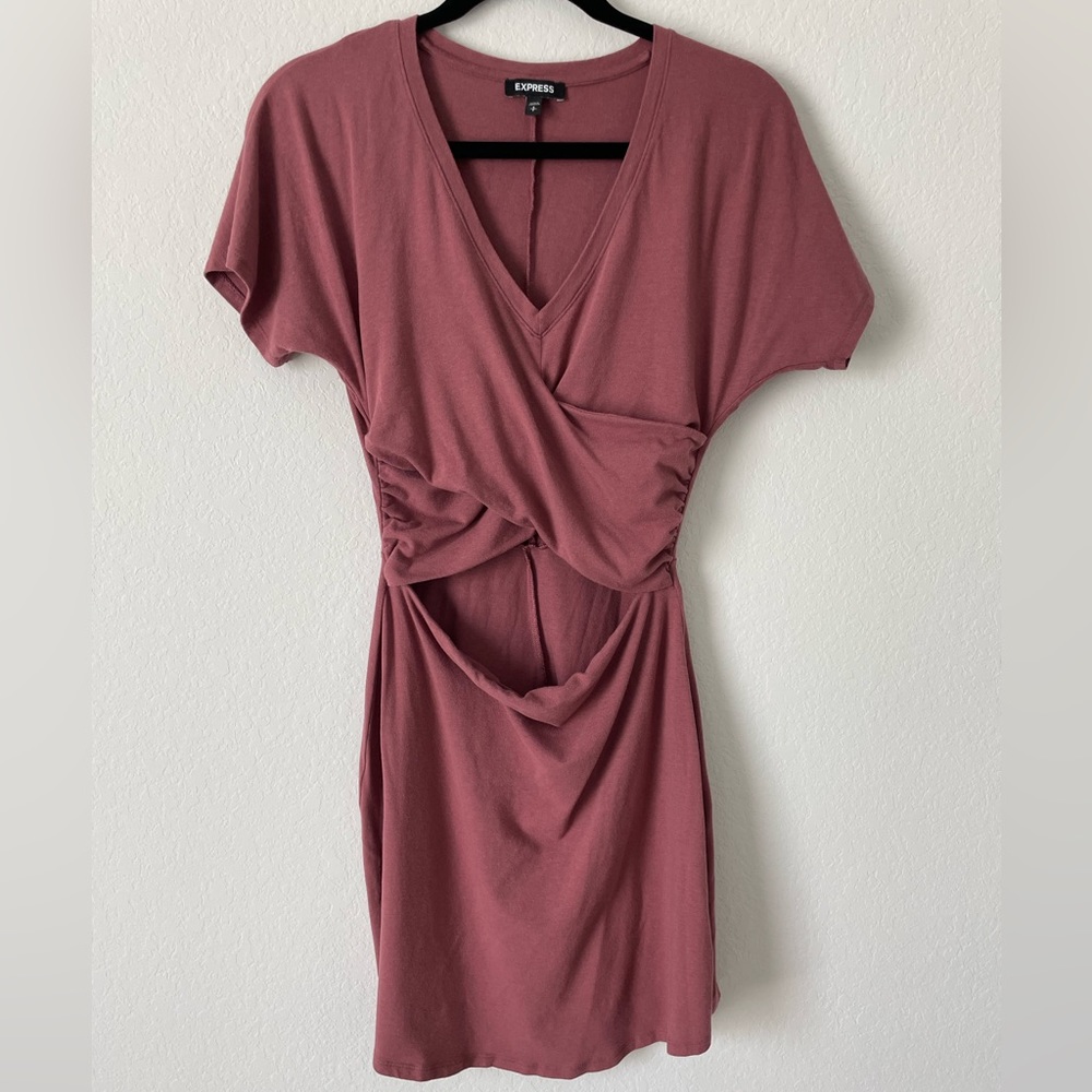 Express mauve, cutout dress